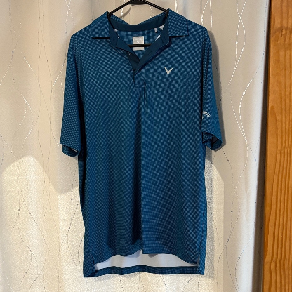 Callaway Teal Polo Shirt